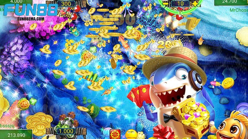 Bối cảnh game săn cá Jili mô phỏng không gian đại dương chân thực